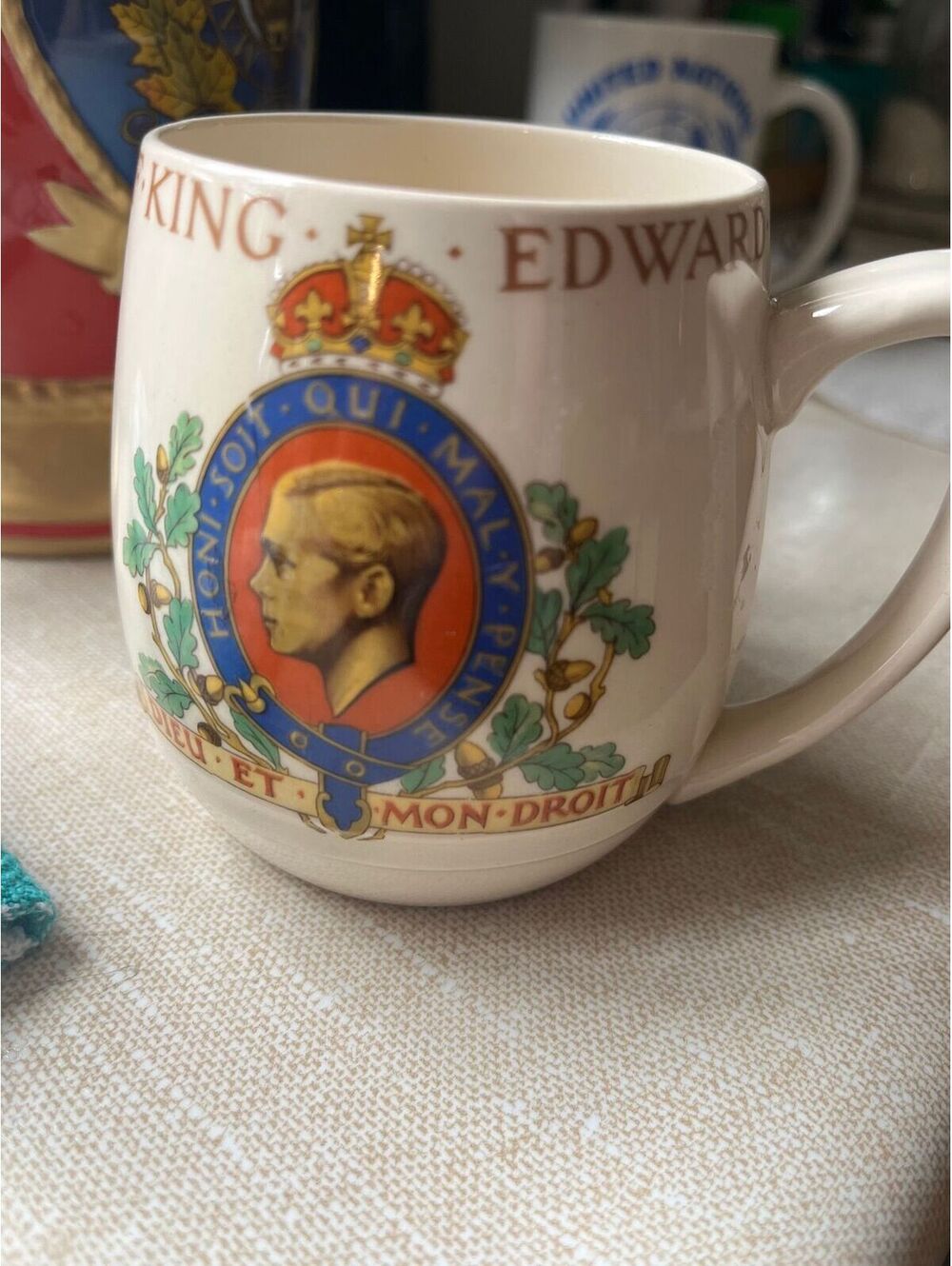 Royal mug coronation Edward 8th